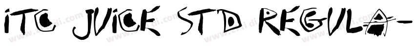 ITC Juice Std Regula字体转换